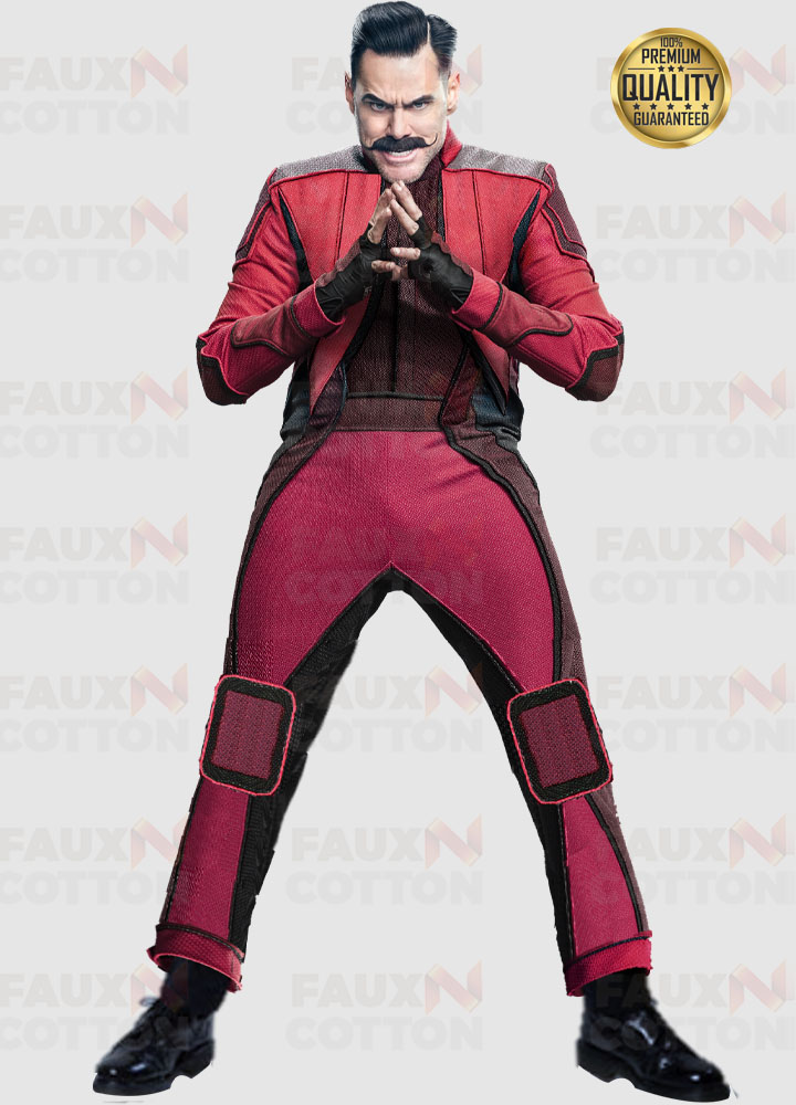 Sonic The Hedgehog Jim Carrey Red Costume  Sonic The Hedgehog Jim Carrey Red Costume